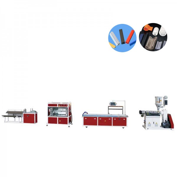 JWELL PVC PP PE PC ABS ছোট প্রোফাইল এক্সট্রুশন লাইন